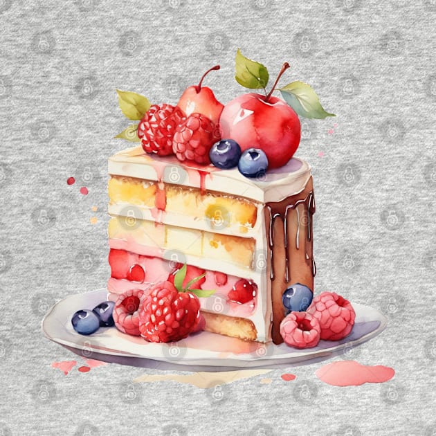 Piece of Fruit Cake by Ljuko